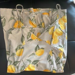 Lemon print dress